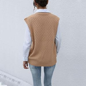 <span class=keywords><strong>Pull</strong></span> sans manches en maille torsadée épaisse et duveteuse pour <span class=keywords><strong>femme</strong></span>, style islandais, idéal pour l'automne et le bureau - Product Image 6