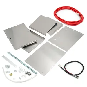 Kit completo de reubicación de caja de batería de aluminio Kit universal Billet Race Off Road apto para todos los coches
