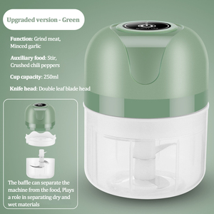 250 ML électrique <span class=keywords><strong>mini</strong></span> robot culinaire sans fil <span class=keywords><strong>Portable</strong></span> Rechargeable légume processeur électrique <span class=keywords><strong>Mini</strong></span> ail alimentaire <span class=keywords><strong>hachoir</strong></span> - Product Image 2