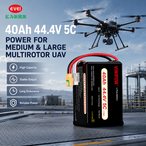 Batterie UAV 12S 40Ah 5C haute capacité au lithium pour pulvérisateur agricole, drone de levé de charge lourde VTOL et drone de relevé - Product Image 6