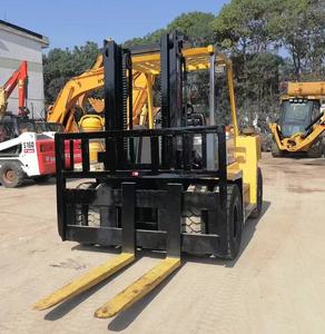 Chariot élévateur d'occasion de peinture originale importé du Japon TCM 50 Vente de machines de construction de 5 tonnes à Shanghai Stock de qualité parfaite - Product Image 4