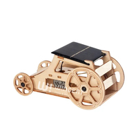 Kit de Modelo de Coche de Carreras de Madera con Energía Solar Wincent, Juguete Educativo de Ciencia STEM, Vehículo de Energía Verde, Regalo