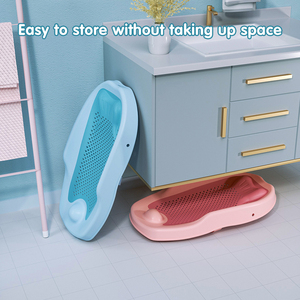 Asiento de Soporte Plegable para Bañera de Bebé con Base Antideslizante, Bañera para Recién Nacidos de 0 a 3 Años con Soporte - Product Image 4