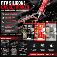 Scellant en silicone RTV multi-usages, adhésif haute température pour applications d'étanchéité générale automobile et industrielle
