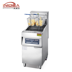 <span class=keywords><strong>Friteuse</strong></span> commerciale électrique professionnelle en acier inoxydable de 25 L, robuste et autonome, pour frites, usage intensif, pour hôtels, 9 kW - Product Image 1