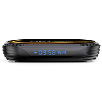 Meilleur lecteur multimédia intelligent 2026 HK1RBOX X4S avec processeur S905X4, 4 Go de RAM, 32 Go de ROM, Android 11, Wi-Fi double bande 2.4G+5G, 4K, télécommande vocale Bluetooth HD