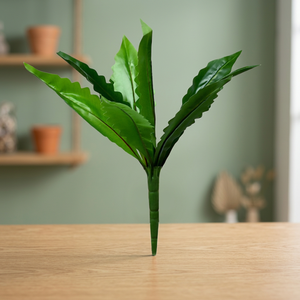Plante artificielle de croton vert AFF Bunch -38 - Product Image 3