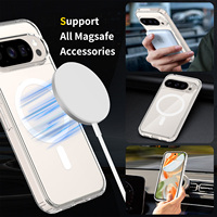 Coque transparente anti-jaunissement magnétique antichoc pour Google Pixel 10 10 Pro