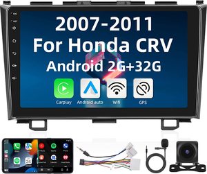 Autoradio Plug and Play con 2GB RAM e 32GB ROM per <span class=keywords><strong>Honda</strong></span> <span class=keywords><strong>CRV</strong></span> 2007-2011, Apple CarPlay Wireless e Android <span class=keywords><strong>Auto</strong></span> - Product Image 1