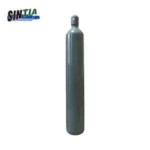 high pressure steel N2 co2 oxygen gas cylinder with valve ISO TPED TUV