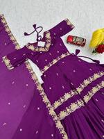 Gaun Pengantin Lehenga Choli Terlaris untuk Wanita, Pakaian Etnik Bersulam untuk Resepsi Pernikahan Tersedia dengan Harga Terjangkau