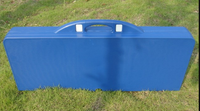 Tables et chaises pliantes d'extérieur Valise pliante compacte portable Table de pique-nique pliante en plastique portable Ensemble de camping avec esprit