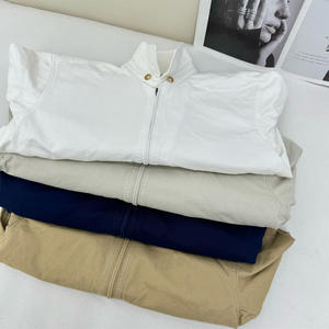 แจ็คเก็ตซิปสไตล์ลำลอง แบรนด์ <span class=keywords><strong>Ralph</strong></span> <span class=keywords><strong>Lauren</strong></span> สีน้ำตาลวินเทจ ปักโลโก้ คอตั้ง ดีไซน์ใหม่ - Product Image 3