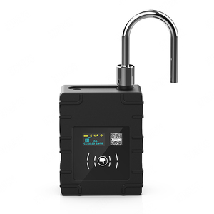 HHD 2G/4G LTE GPS uydu izci elektronik kamyon konteyneri asma kilit ile Master NFC/RFID anahtar kart - Product Image 3