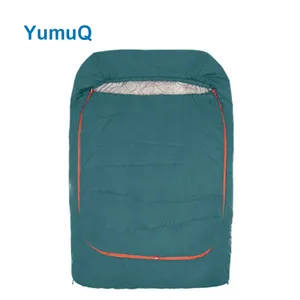 YumuQ 213cm / 84 ''75D Polyester Tafetta 2 In 1 doppelt verdickter XL-Schlafsack für sehr kaltes Wetter