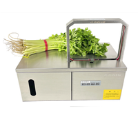 Machine de cerclage automatique à thermoscellage pour liasses de billets, compatible avec bande OPP de 12 mm de large
