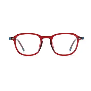 Novo modelo elegante laminação acetato óculos quadros alta qualidade óptica óculos atacadista