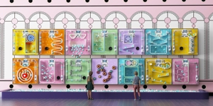 Circuit de billes interactif mural / Jouet éducatif mural STEM - Product Image 2