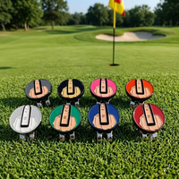 Marqueurs de balle de golf personnalisés en émail avec logo doigt d'honneur et clip magnétique pour chapeau – Accessoires de golf pour cadeaux de golf