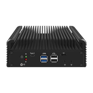 Fanless Industrial Mini PC Firewall <b>Router</b> X86 Hardware for Mikrotik Intel Core i5-1235U DDR5 NVMe SSD 4x2.5G Ethernet - Product Image 2