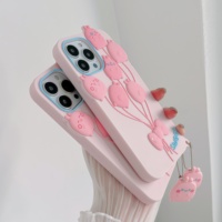 Coque de téléphone portable en silicone véritable antichoc avec motif de lapin de dessin animé sportif pour 1112 13 14 15 16 Pro Max
