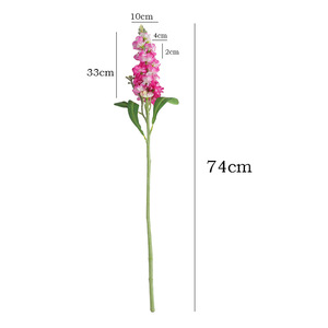 <span class=keywords><strong>Flores</strong></span> <span class=keywords><strong>Artificiales</strong></span> al por Mayor, Delphinium Larkspur, Arreglos de <span class=keywords><strong>Flores</strong></span> de Seda Púrpura para Decoración de Bodas, Alta Simulación Realista - Product Image 6