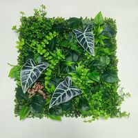 Fournisseur de plantes artificielles, murs végétaux artificiels pour l'extérieur et l'intérieur, gazon artificiel 50*50cm pour la décoration murale végétale, vente en gros