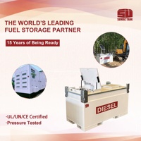 Station de carburant portable Sumac, réservoir de stockage d'essence et de diesel, réservoir mobile de transfert de carburant, réservoir en forme de cube UL ULC UN 1000L 2000L pour les États-Unis