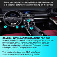 Rastreador GPS para Auto 4G LTE Cat OBD con Alarma de Corte de Energía |   Rastreo Remoto de Vehículos |   Dispositivo Telemático IoT Automotriz OBD