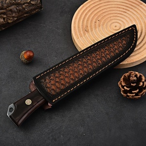 ไม่ใช่. มีดพกแบบใบมีดคงที่ 19 ชิ้น ทำจากเหล็กไตรเพล็กซ์คุณภาพสูง ด้ามไม้ DIY ใบมีดสแตนเลส ปรับแต่งได้ตามต้องการ OEM สำหรับแคมป์ปิ้ง - Product Image 5