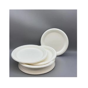 Vente en gros de meilleur produit de marque Assiette de bagasse de canne à sucre biodégradable jetable de 9 pouces écologique directement d'Inde - Product Image 3
