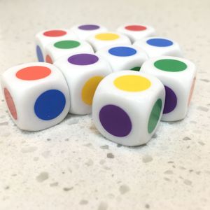 ODM OEM Biểu Tượng Tùy Chỉnh Acrylic Nhựa Khắc 16Mm D6 In Ấn Lớn Dot Xúc Xắc Đồ Chơi Cho Mô Hình Gia Đình Hội Đồng Quản Trị Trò Chơi Thành Phần Phụ Kiện - Product Image 4