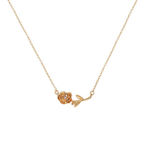 Collar con Colgante de <span class=keywords><strong>Flor</strong></span> 3D de Cobre y Circonita, con Piedra de Nacimiento, para Mujer, Personalizable, <span class=keywords><strong>Flor</strong></span> de Nacimiento de Diciembre - Product Image 6