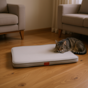 Tappetino per Animali Yommy 65x95x5cm, Letto in Schiuma Grigia per Cani e Gatti - Product Image 2