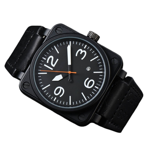 Reloj mecánico cuadrado automático para hombre, sencillo y moderno, con nueva correa de silicona brillante, deportivo y resistente al agua. - Product Image 3