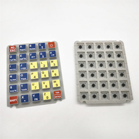 Clavier à membrane électronique à boutons poussoirs en silicone imprimé sur mesure OEM pour les appareils ménagers