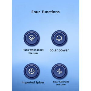 Ambientador para Auto con Forma de Helicóptero, Energía Solar, Aleación, Diseño Moderno y Ecológico, Plateado, Rojo, Negro - Product Image 5