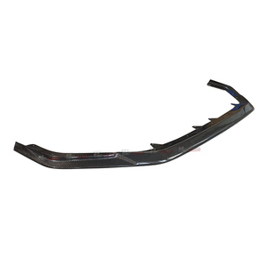 Juego de Tres Piezas Personalizado de Fábrica, Labio Delantero de Fibra de Carbono Estilo V Negro para Honda Civic Tipo FL5 - Product Image 3