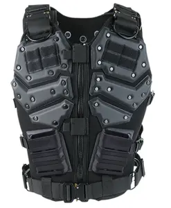 Verstelbare Beschermende Uitrusting Gewicht Molle Combat Gilet Noir Harnas Plaatdrager Tactisch Vest