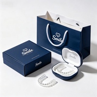 Kit de rangement durable pour aligneurs orthodontiques avec logo personnalisé imprimé, fermeture magnétique, pour clinique dentaire