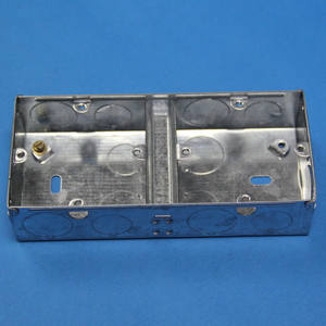 4ウェイジャンクションボックス3X33X6亜鉛メッキスイッチボックスウォールマウントGI電気ボックスPVCワイヤーコンジット用 - Product Image 2