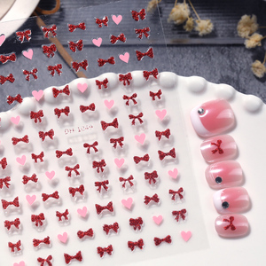 Autocollants pour ongles <span class=keywords><strong>HoneyGirl</strong></span> 3D 2D 5D, autocollants fins imperméables non toxiques en plastique pour nail art, sans BPA, autocollants pour ongles - Product Image 5