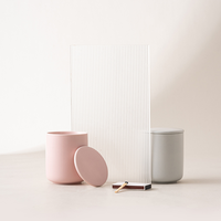 Bougie aromathérapeutique en cire de soja pure, design minimaliste, boîte cadeau pour les cadeaux de mariage
