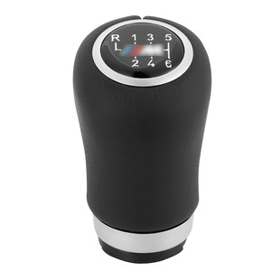 Poignée de levier de vitesses BMW 5/6 vitesses en cuir avec logo M, ergonomique, pour boîte de vitesses manuelle - Product Image 4