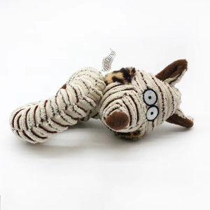 Hot Sale Squeaky Corduroy Fox <b>Pet</b> Sound <b>Toy</b> Throwable <b>Interactive</b> Chew Chew <b>for</b> Dog Teeth Grinding <b>Pet</b> Chew <b>Toys</b> - Product Image 4