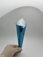Film adhésif décoratif pour vitres, effet miroir unidirectionnel caméléon, pour l'intimité des fenêtres, pour bâtiments extérieurs, 2 mils