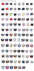 New Arrival Neoprene Fabric Tote Bag Large Neoprene Beach Bag Purse Handbag With Neoprene Small Pouch Handbag Supplier - Product Image 6