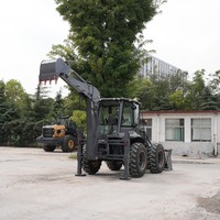 Chinesischer Hersteller ASV 420F 1,2 Tonnen Multifunktionaler Kleiner Neuer Kompakter Mini-Radlader mit Changchai Dieselmotor 0,3m3