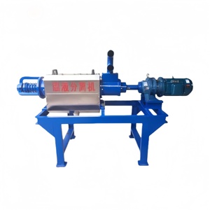 Presse à vis grande capacité pour séparation solide-liquide, déshydrateur de fumier de vache et de porc, moteur principal, garantie 3 ans - Product Image 2