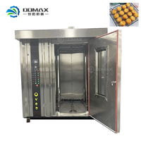 Four rotatif automatique à 16 plateaux boulangerie équipement de cuisson à usage intensif machine à pain four rotatif à gaz